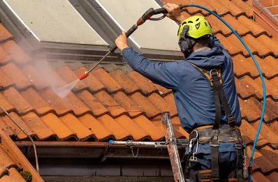 Démoussage et hydrofuge de toiture à Mazerulles
